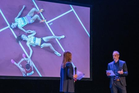 Naj športniki Kamnika za leto 2023 Lovro Planko in Maruša Mišmaš Zrimšek ter ekipa odbojkaric Calcit Volleya (46)